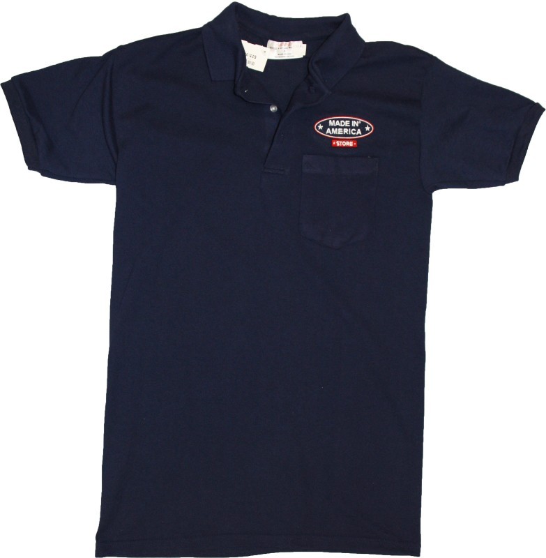 Made In America Store Pocket Polo (Navy) Made In America Store Pocket Polo (Navy)